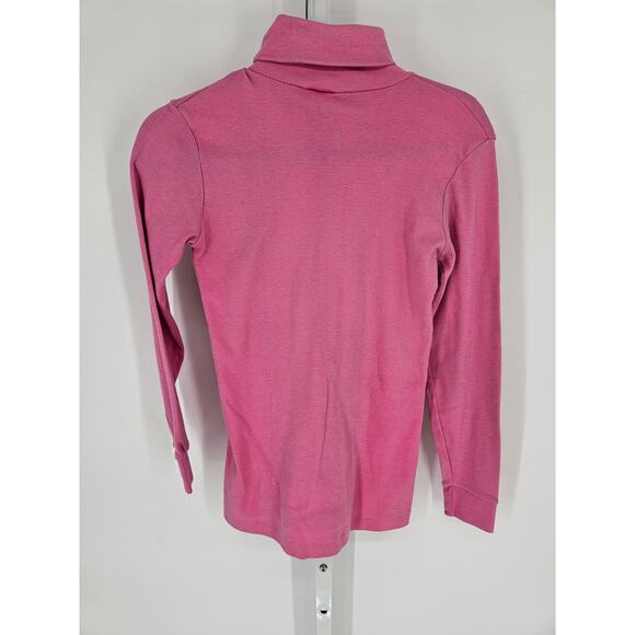 Allen A Women's Pink Long Sleeve Turtle Neck Top Size M - Picture 4 of 4